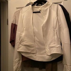 White athletic jacket